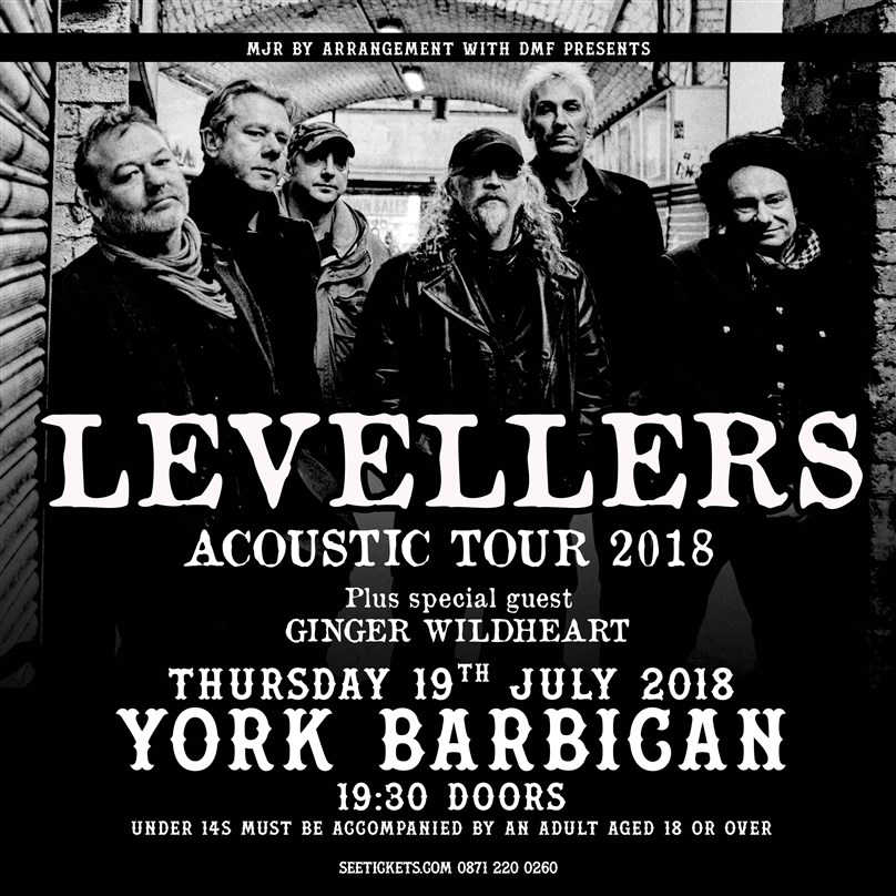 The Levellers (Acoustic) + Ginger Wildheart (Acoustic)