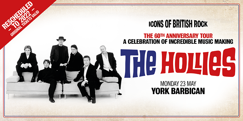 Rescheduled Date - The Hollies