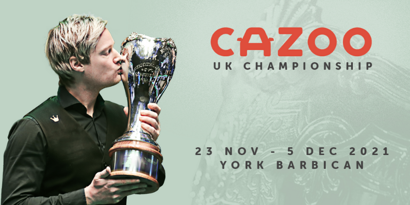 Cazoo Snooker UK Championship 2021