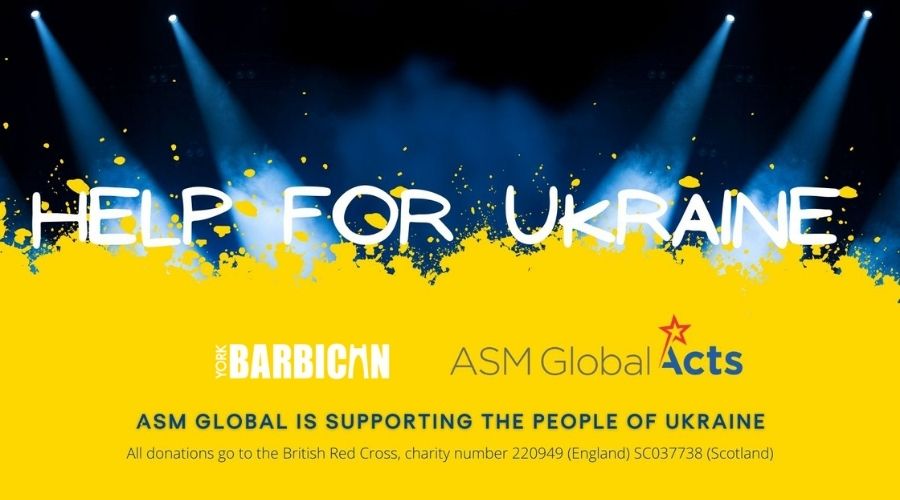ASM Global Shows Its Support For Ukraine | York Barbican