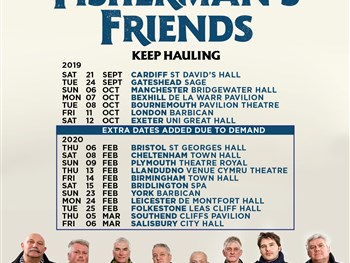 Fisherman's Friends Extend UK 2020 Tour